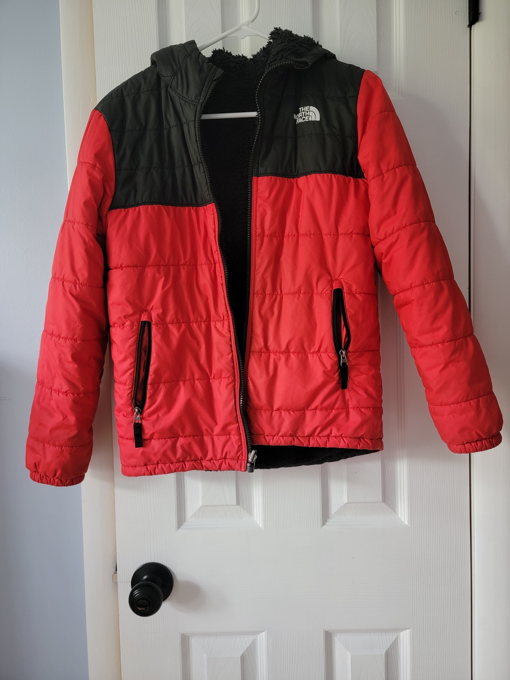 The North Face Kids' Red & Black Insulated Jacket
